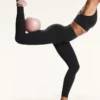 2 perechi de Șosete căptușite din amestec de bumbac pentru yoga și pilates, cu benzi încrucișate