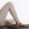 2 perechi de Șosete invizibile din amestec de bumbac, căptușite, pentru yoga și pilates, cu benzi încrucișate