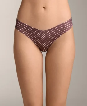 3 chiloți clasici de bikini cu decupaj în V, tăiate cu laser, din amestec de poliamidă invizibilă
