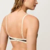 Bikini bandeau cu bordură contrastantă Bikini bandeau cu bordură contrastantă