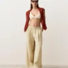 Bikinis cu guler încrețit Bikinis cu guler încrețit