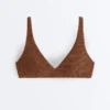 Bikinis cu guler încrețit Bikinis cu guler încrețit