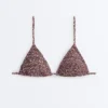 Bikinis triunghiuliari cu smocuri Bikinis triunghiuliari cu smocuri