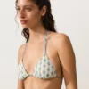 Bikinis triunghiuliari cu valuri contrastante croșetate Bikinis triunghiuliari cu valuri contrastante croșetate