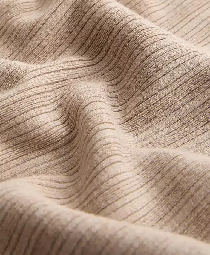 Bluză ajustată din tricot cu nervuri Bluză ajustată din tricot cu nervuri