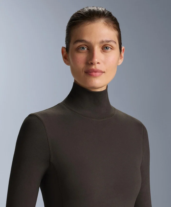 Bluză din fleece cu guler înalt, strat de bază termic Bluză din fleece cu guler înalt, strat de bază termic