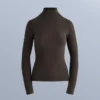 Bluză din fleece cu guler înalt, strat de bază termic Bluză din fleece cu guler înalt, strat de bază termic