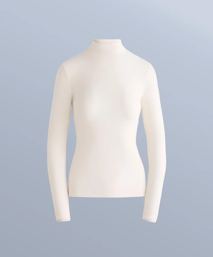 Bluză din fleece cu guler înalt, strat de bază termic Bluză din fleece cu guler înalt, strat de bază termic