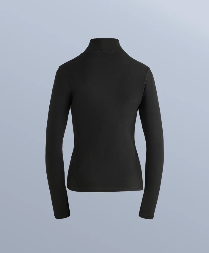 Bluză din fleece cu guler înalt, strat de bază termic Bluză din fleece cu guler înalt, strat de bază termic