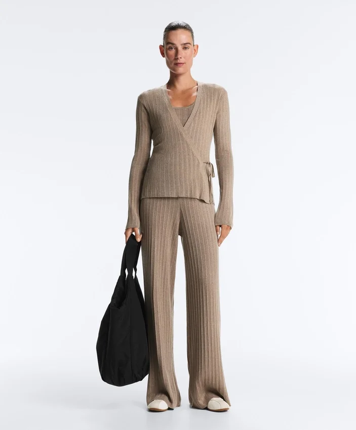 Bluză din tricot cu nervuri Bluză din tricot cu nervuri