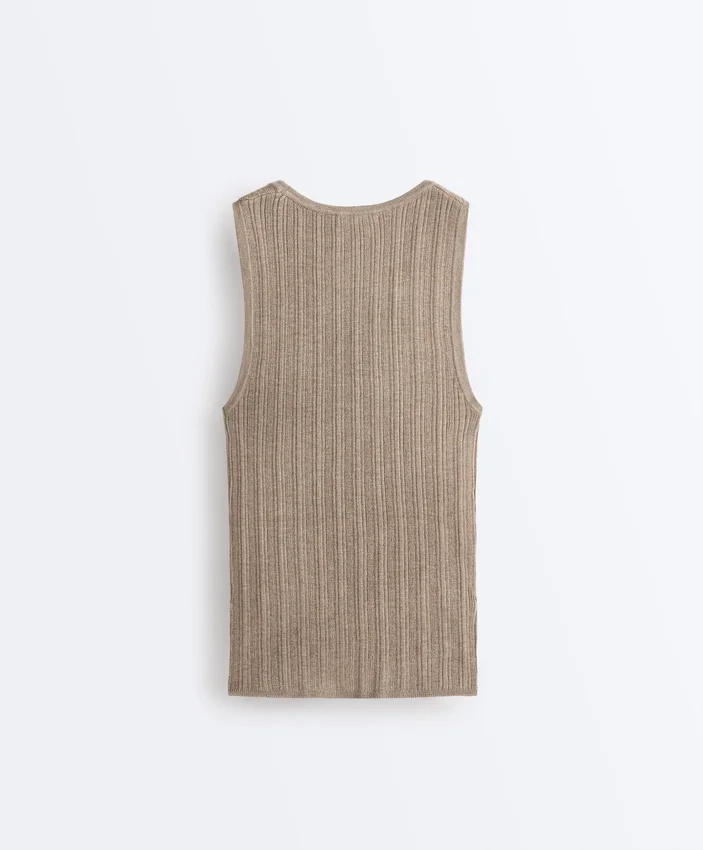 Bluză din tricot cu nervuri Bluză din tricot cu nervuri