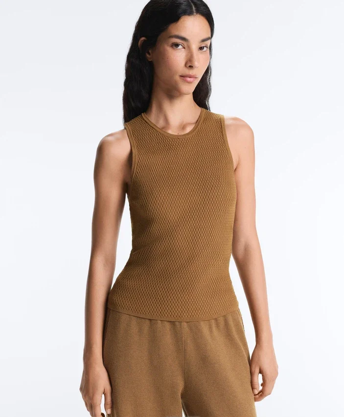 Bluză fără mâneci din tricot Bluză fără mâneci din tricot