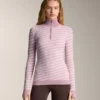 Bluză termică din tricot jacquard geometric Bluză termică din tricot jacquard geometric