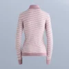 Bluză termică din tricot jacquard geometric Bluză termică din tricot jacquard geometric