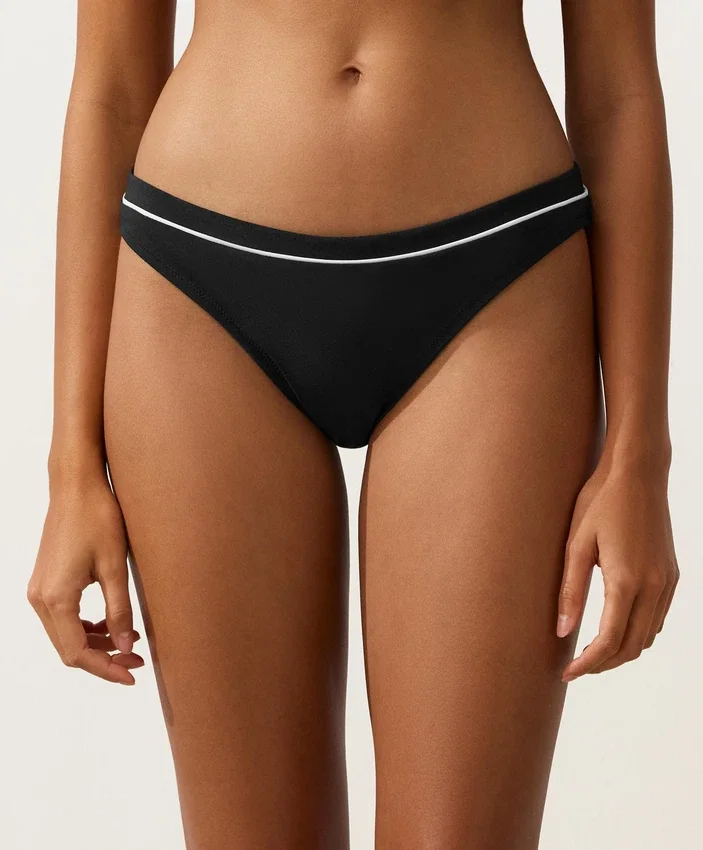 Chiloți clasici de bikini cu bordură Chiloți clasici de bikini cu bordură
