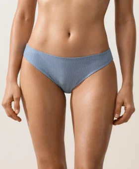 Chiloți clasici de bikini cu dungi