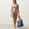 Chiloți clasici de bikini cu dungi Chiloți clasici de bikini cu dungi