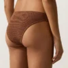 Chiloți clasici de bikini cu efect de șifon Chiloți clasici de bikini cu efect de șifon