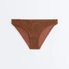 Chiloți clasici de bikini cu efect de șifon Chiloți clasici de bikini cu efect de șifon