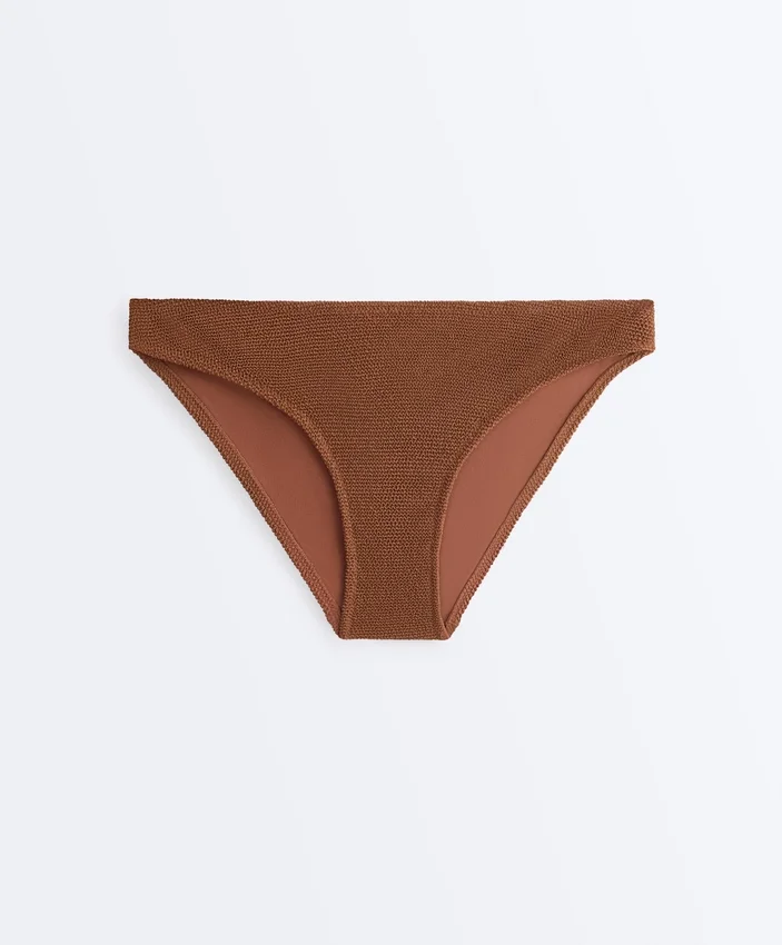 Chiloți clasici de bikini cu efect de șifon Chiloți clasici de bikini cu efect de șifon
