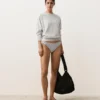 Chiloți clasici de bikini din țesătură jacquard cu buline Chiloți clasici de bikini din țesătură jacquard cu buline