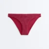Chiloți clasici de bikini din jacquard geometric Chiloți clasici de bikini din jacquard geometric