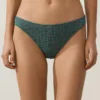 Chiloți de bikini clasici cu imprimeu în carouri Chiloți de bikini clasici cu imprimeu în carouri