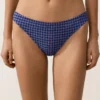 Chiloți de bikini clasici cu imprimeu în carouri Chiloți de bikini clasici cu imprimeu în carouri