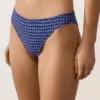 Chiloți de bikini clasici cu imprimeu în carouri Chiloți de bikini clasici cu imprimeu în carouri