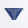 Chiloți de bikini clasici cu imprimeu în carouri Chiloți de bikini clasici cu imprimeu în carouri