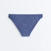 Chiloți de bikini clasici cu imprimeu în carouri Chiloți de bikini clasici cu imprimeu în carouri