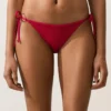 Chiloți de bikini cu acoperire medie, cu textură tip waffle și legături