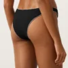 Chiloți de bikini cu acoperire medie, decupaj în U și bordură Chiloți de bikini cu acoperire medie, decupaj în U și bordură