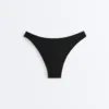 Chiloți de bikini cu acoperire medie, decupaj în U și bordură Chiloți de bikini cu acoperire medie, decupaj în U și bordură
