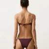 Chiloți de bikini cu acoperire medie și legături Chiloți de bikini cu acoperire medie și legături