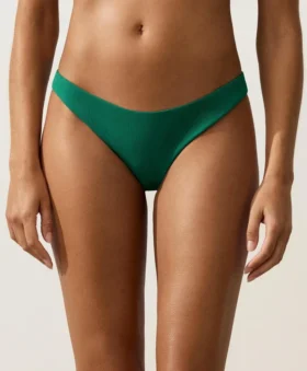 Chiloți de bikini cu decupaj în U și acoperire medie, din țesătură piqué Chiloți de bikini cu decupaj în U și acoperire medie, din țesătură piqué