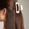 Clemă de accesorii de păr pătrată medie Clemă de accesorii de păr pătrată medie