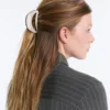 Clemă mare de accesorii de păr cu bordură Clemă mare de accesorii de păr cu bordură