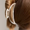 Clemă mare de accesorii de păr metalică