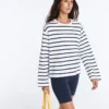 Cămășă boxy oversize din amestec de bumbac, cu mâneci lungi și imprimeu cu dungi Cămășă boxy oversize din amestec de bumbac, cu mâneci lungi și imprimeu cu dungi