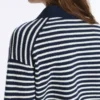Cămășă de tricot cu dungi, 100% bumbac Cămășă de tricot cu dungi, 100% bumbac