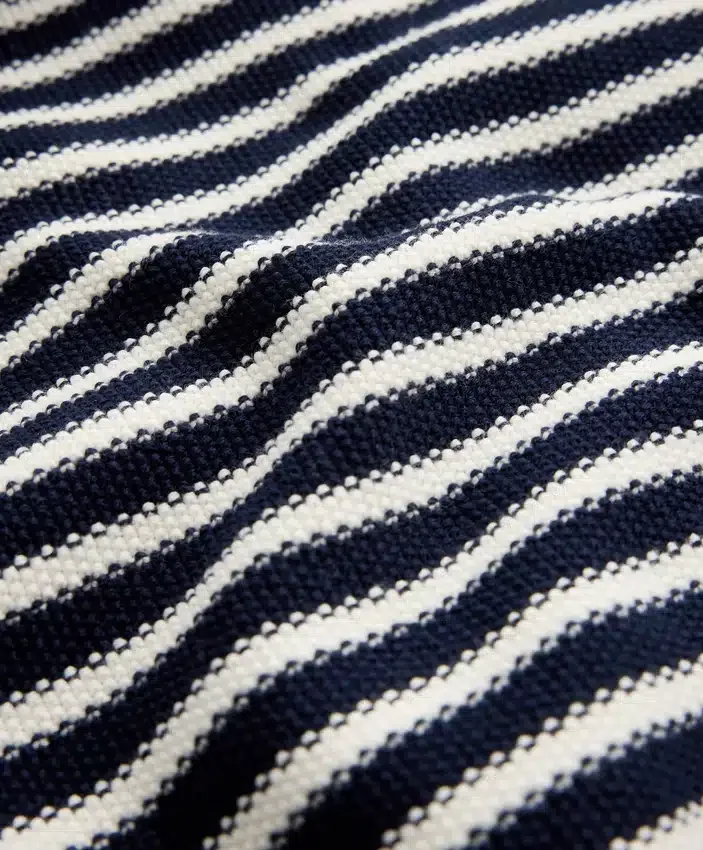Cămășă de tricot cu dungi, 100% bumbac Cămășă de tricot cu dungi, 100% bumbac