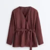 Cămășă kimono 100% in Cămășă kimono 100% in