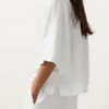 Cămășă oversized cu mâneci scurte, 100% in Cămășă oversized cu mâneci scurte, 100% in