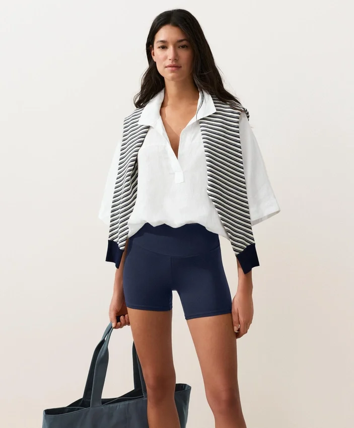 Cămășă oversized cu mâneci scurte, 100% in Cămășă oversized cu mâneci scurte, 100% in