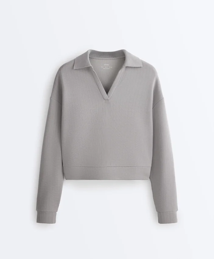 Cămășă polo cu dungi din modal Soft Touch Cămășă polo cu dungi din modal Soft Touch