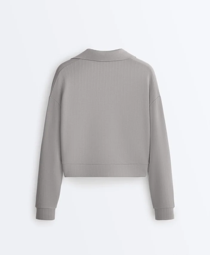 Cămășă polo cu dungi din modal Soft Touch Cămășă polo cu dungi din modal Soft Touch