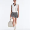 Cămășă polo fără mâneci Comfortlux cu detalii contrastante