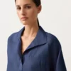 Cămășă polo oversize cu mâneci lungi, 100% in