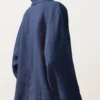 Cămășă polo oversize cu mâneci lungi, 100% in